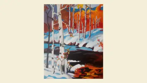 Akril festőtanfolyam Pécsett, a Sziluett Rajz- és Festőiskolában 3