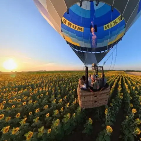 Hőlégballonozás Szekszárd felett 1 fő részére