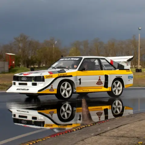 Audi S1 Rally Sport versenyautó vezetés a Kakucs Ringen