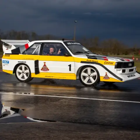 Audi S1 Rally Sport élményautózás gyerekeknek a Kakucs Ringen