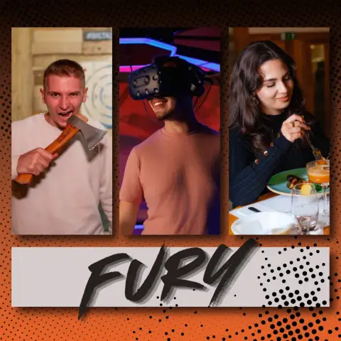 "FURY" páros 3 az 1-ben élménynap! - Balta Dobálás & VR & Ape Regina