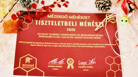 Legyél tiszteletbeli méhész: Fogadj örökbe egy méhcsaládot! – Támogatói ajándékcsomag 8