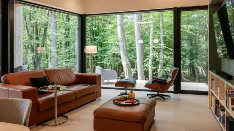 Monolith Lodge villa - Stílusos kikapcsolódás kettesben az erdő mélyén, Dobogókőn 9
