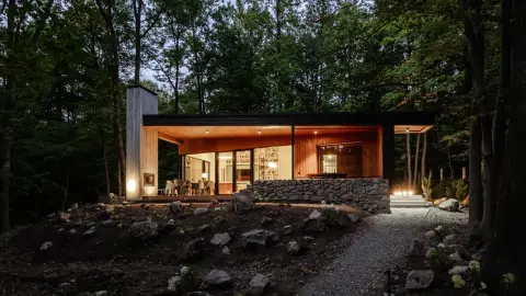 Monolith Lodge villa - Stílusos kikapcsolódás kettesben az erdő mélyén, Dobogókőn 7