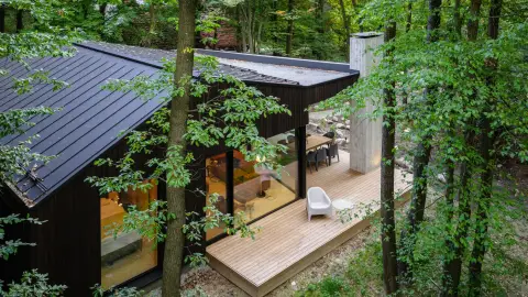 Monolith Lodge villa - Stílusos kikapcsolódás kettesben az erdő mélyén, Dobogókőn 16
