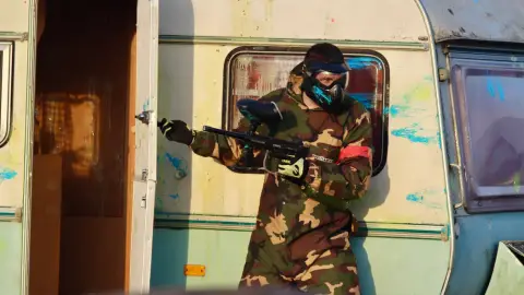 Paintball játék az NMI Paintball profi pályáján, Székesfehérváron 7
