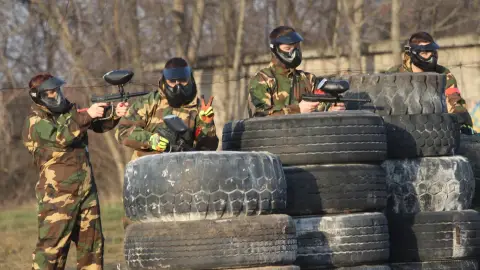Paintball játék az NMI Paintball profi pályáján, Székesfehérváron 6