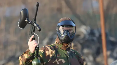 Paintball játék az NMI Paintball profi pályáján, Székesfehérváron 5