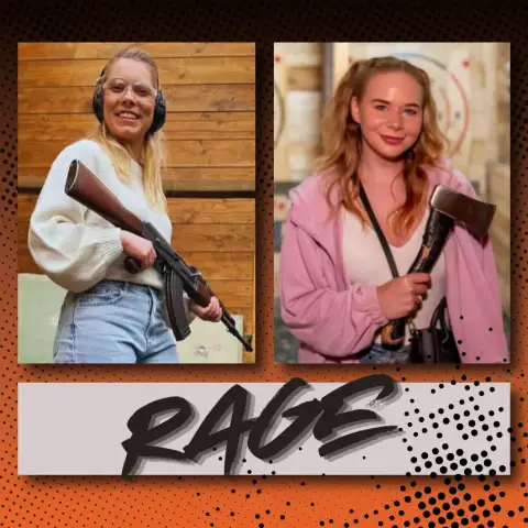 “RAGE” 2 az 1-ben élménynap! - Élménylövészet & Balta Dobálás