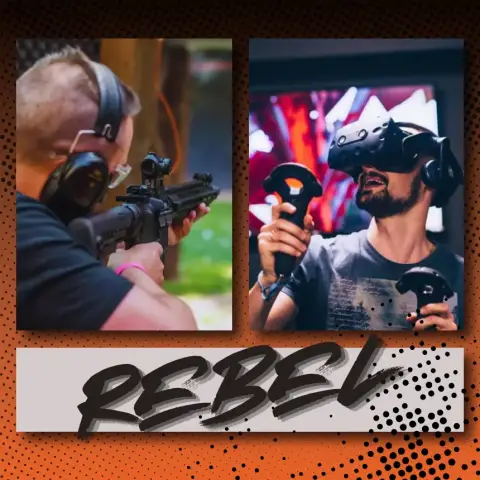 "REBEL" páros 2 az 1-ben élménynap! – Lövészet & VR Szabadulószoba