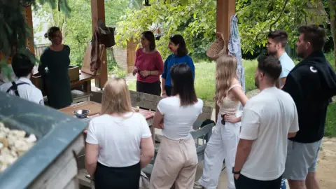 Céges sajtkészítő workshop Piliscsabán kóstolóval, sütögetéssel 3