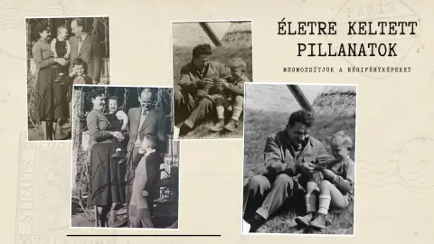 Régi fotókat nagyszülőkről, szülőkről, testvérekről életre keltünk! 📸