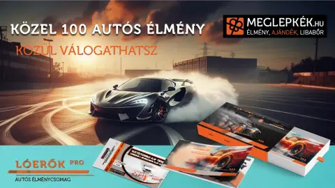 “Lóerő PRO”-Autós élménycsomag közel 100 guruló program 2