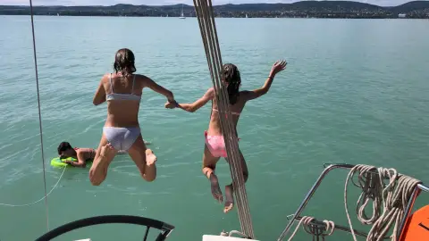 Élményvitorlázás a balatoni kismedencében 4