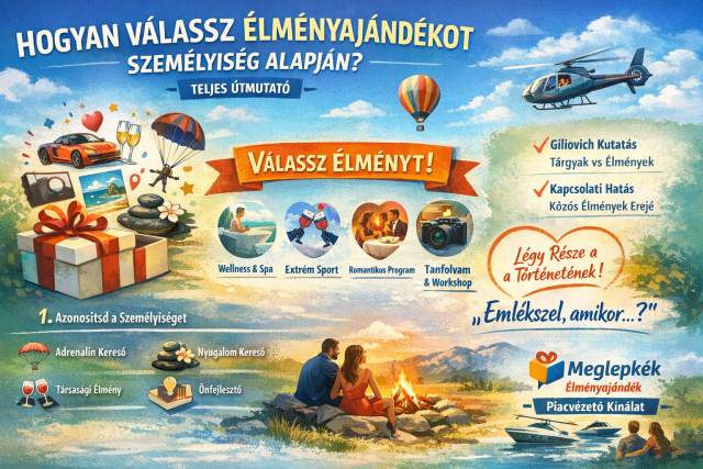 Hogyan válassz élményajándékot személyiség alapján? – Teljes útmutató