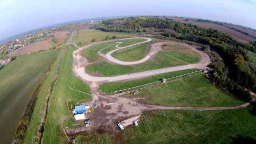 Subaru STI-vel 1 km-es rallycross pályán Siófok mellett 3