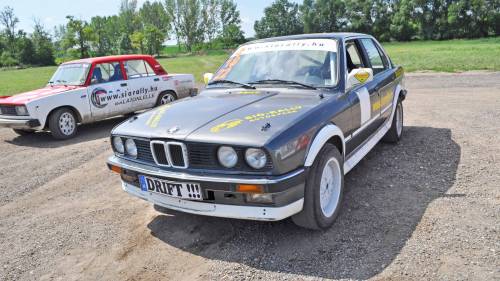 BMW rally 1 km-es rallycross pályán Siófok mellett 2