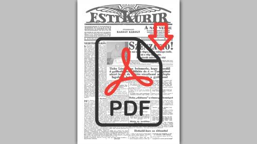 Születésnapi újság ELEKTRONIKUSAN küldve PDF formátumban 2