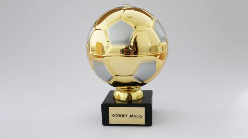 Aranylabda 15 cm-es labdával, egyedi gravírozással galéria 1