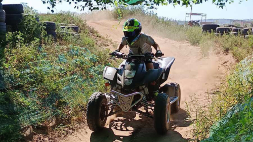 TRIAL Pálya kihívás egy TGB 1000 quaddal Szadán!* 7