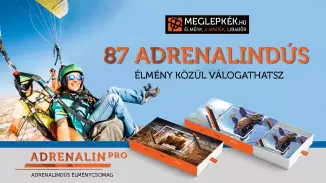 Adrenalin PRO-Extrém élménycsomag 88 kalandból választhatsz kosár