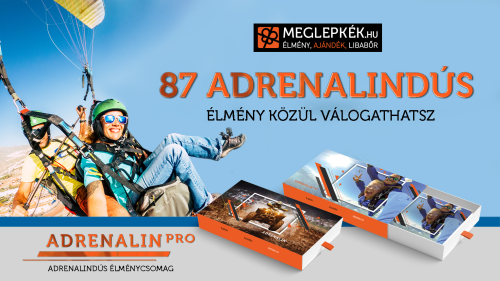 Adrenalin PRO-Extrém élménycsomag 88 kalandból választhatsz 1