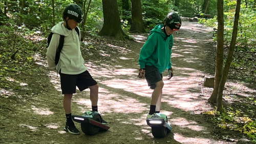 OneWheel szörfözés Apával Budapesten 4