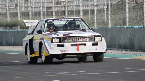 Audi S1 Rally Sport élményautózás gyerekeknek a Kakucs Ringen 1