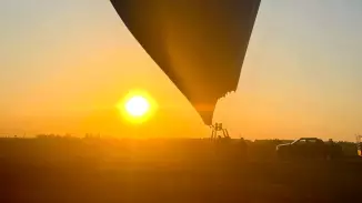 Kettesben a Fellegekben hőlégballonnal Debrecen térségében kosár
