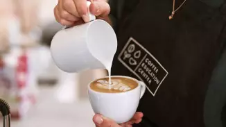 Latte-art kosár