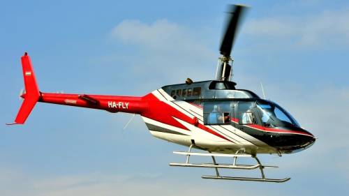 Éjszakai helikopterezés Budapest felett 4 utassal  BELL-206-tal 1