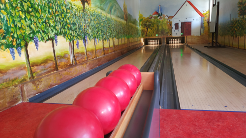 MicroBowling játék Palkonyán a Borverandán  ajándék üveg borral 1