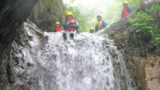 Canyoning Szlovéniában 5-15 fő részére kosár