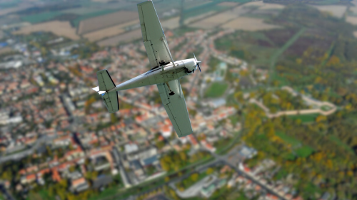 40 perces sétarepülés Cessna 172-es repülővel Szigetvári Vár felett 1