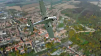 40 perces sétarepülés Cessna 172-es repülővel Szigetvári Vár felett