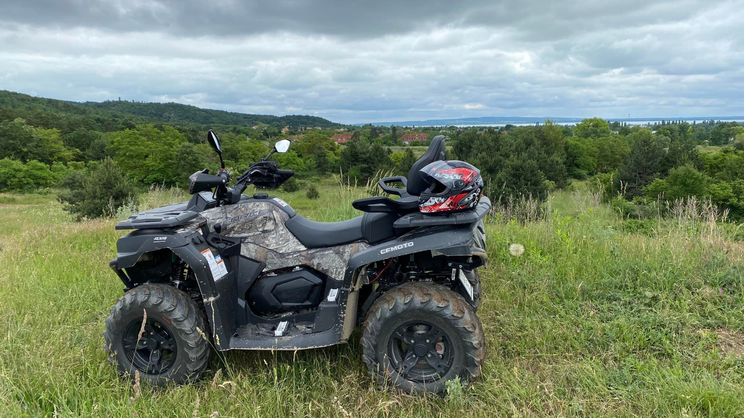 Quadkaland a Balaton csücskében Gyenesdiáson CF-Moto 625-el 2