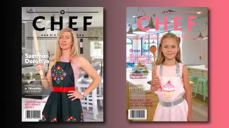 Az ünnepelt a Chef magazin címlapján