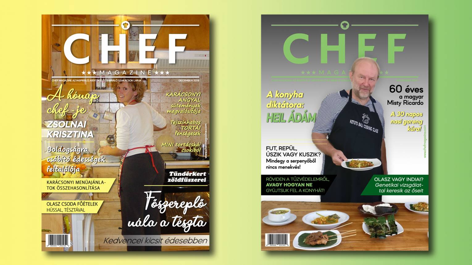 Szerepelj a Chef magazin címlapján