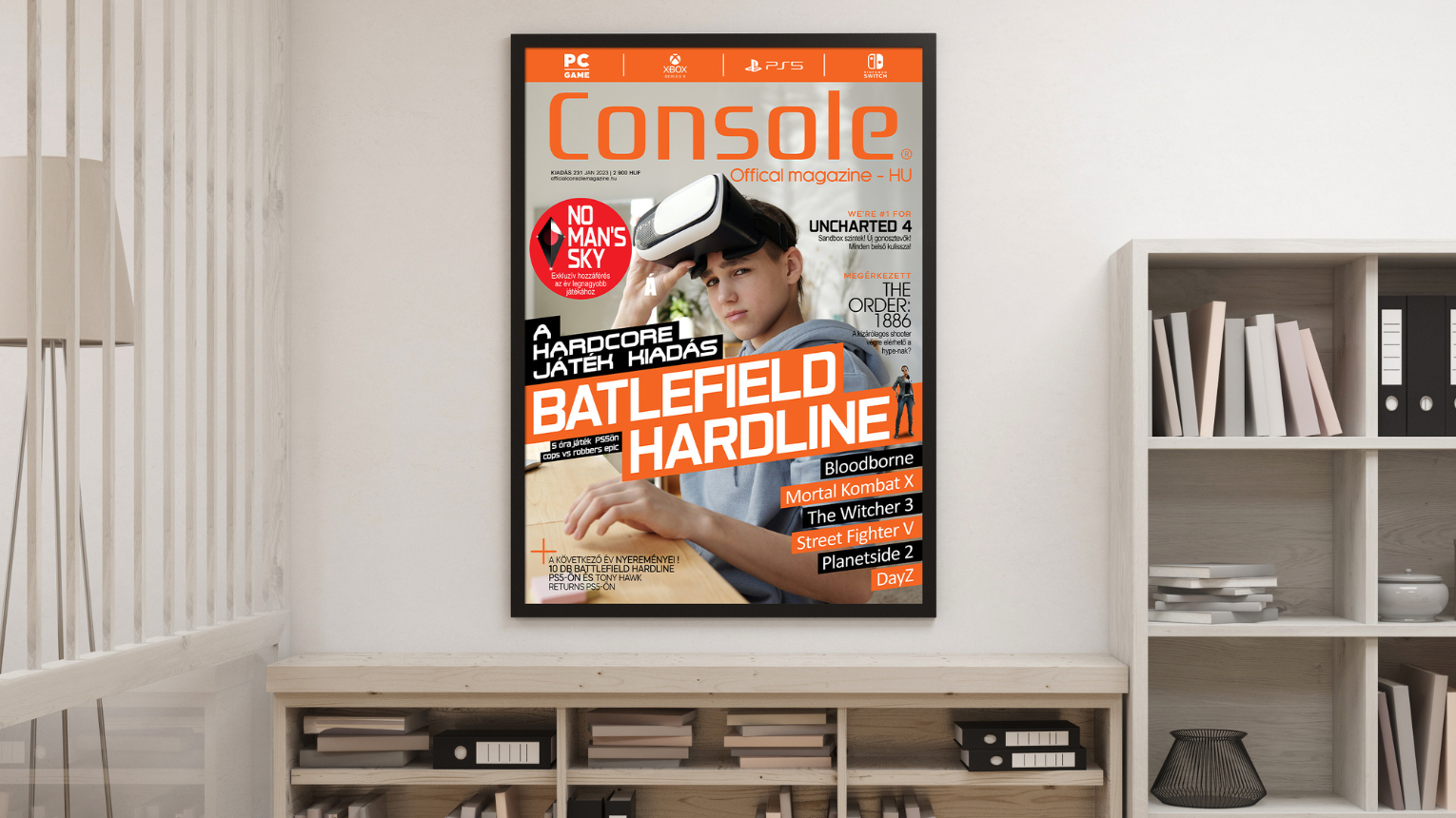 A Gamer gyerkőc a Console magazin címlapján 2