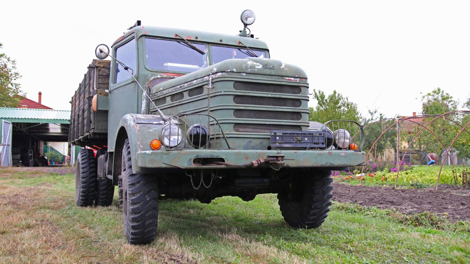 Katonai teherautó, igazi CSEPEL D344-es vezetése 1