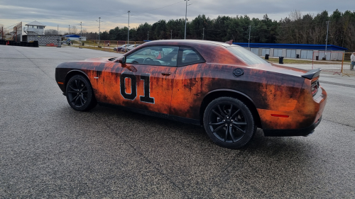 Dodge Challenger élményautózás gyerekeknek a Kakucs Ringen 2