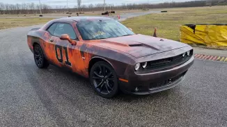 Dodge Challenger élményautózás gyerekeknek a Kakucs Ringen kosár