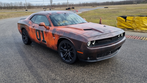 Dodge Challenger élményautózás gyerekeknek a Kakucs Ringen 1