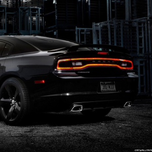 500 LE-ős Dodge Charger Bee-vel utcai vezetés 6