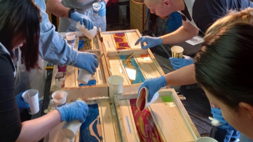 Epoxy öntés alapok, műgyanta öntő workshop! 1