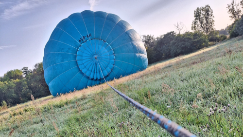 Felhők között járva Apával! Hőlégballonnal Debrecen térségében 7