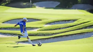 Footgolf sportélmény Balatonudvari golfpályán kosár