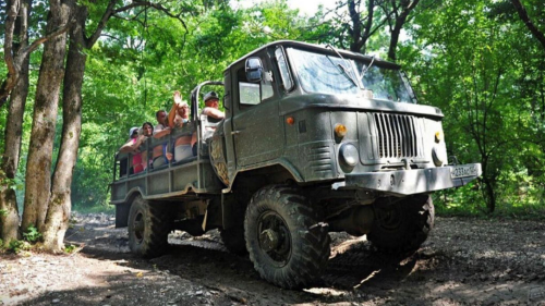 Balatonakali Gaz 66 élményvezetés terepen 3