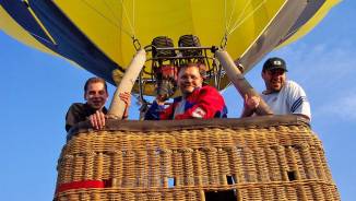 Hőlégballonos repülés Sopron és Szombathely környékén kosár
