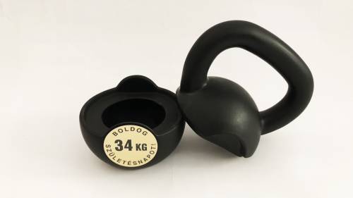 Kettlebell cukorka tartó egyedi gravírozással 4